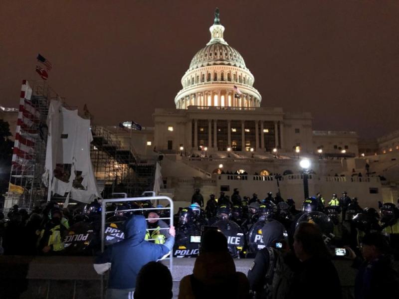 Security beefed up outside US Capitol ahead of Saturday's rally supporting Jan 6 rioters