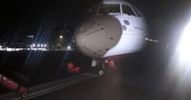 Close shave for Novoair flight as tyre bursts while landing at Saidpur Airport