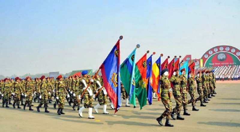 50 cannon fire instead of 31 to celebrate golden jubilee of independence on Victory Day