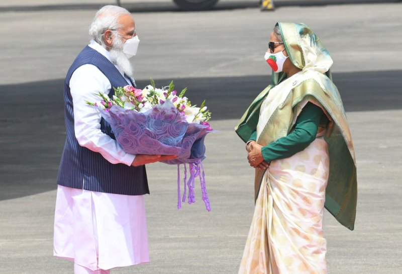 Indian Prime Minister Narendra Modi in Dhaka