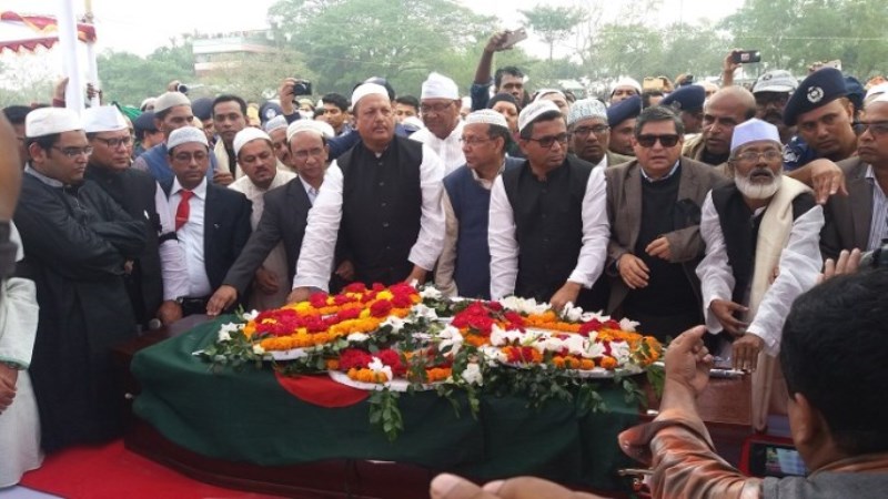 Former Law Minister Abdul Matin Khasru laid to rest