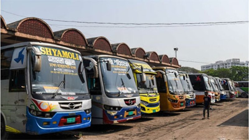 Tickets are on sale at the Gabtoli counter, long-distance buses to leave at night