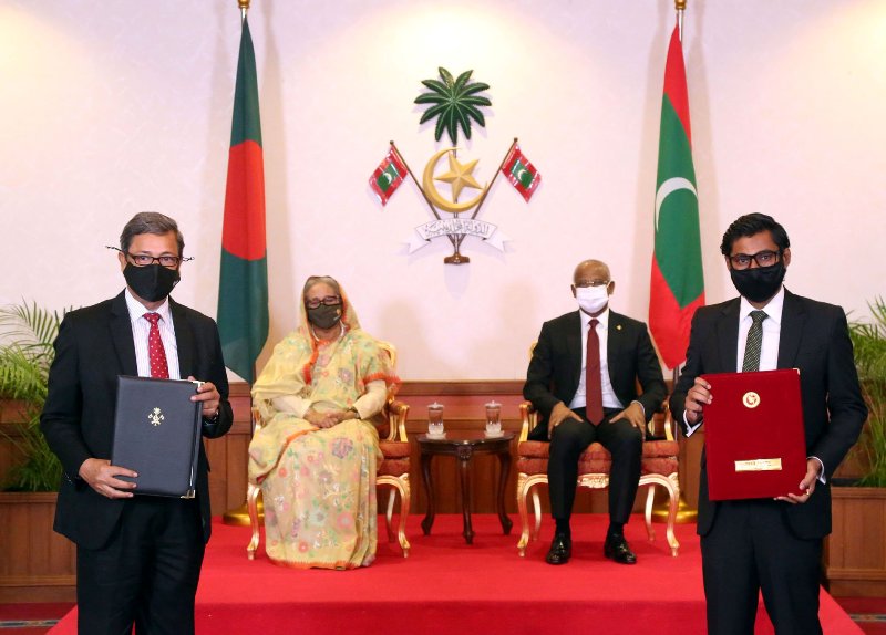 Bangladesh-Maldives ink three agreements