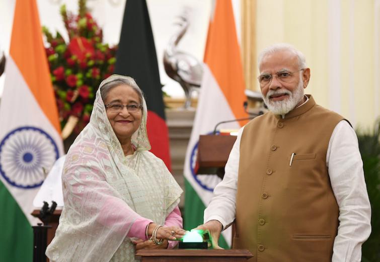 One billion vaccination: Sheikh Hasina congratulates Narendra Modi