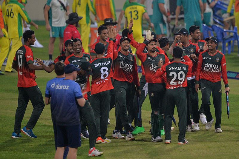 Australia bowled out for 62, its lowest ever T20I score; Bangladesh win series 4-1
