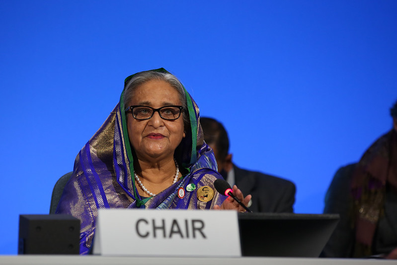 World must share responsibility of looking after climate refugees: PM Hasina