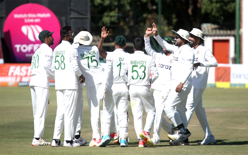 Test: Bangladesh win by 220 runs against host Zimbabwe Test: Bangladesh win by 220 runs against host Zimbabwe