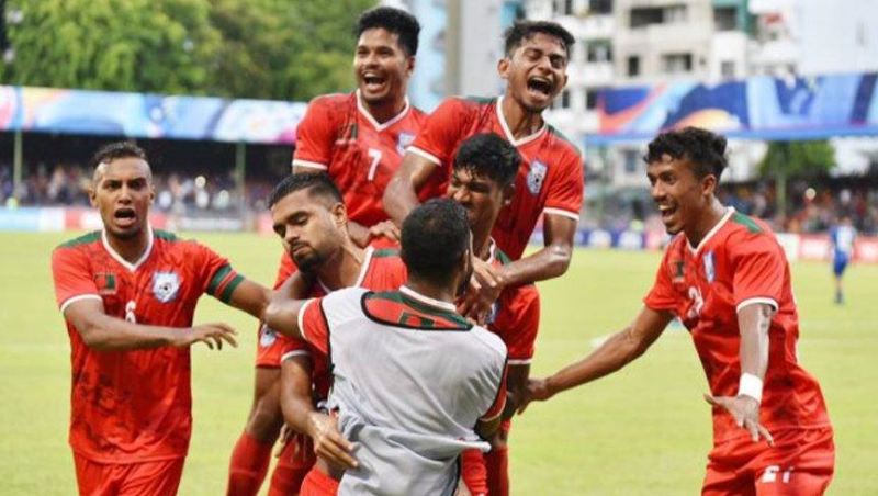 শ্রীলঙ্কাকে হারিয়ে সাফ ফুটবলে শুভ সূচনা বাংলাদেশের