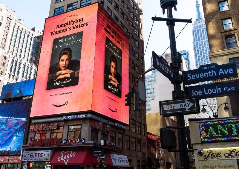 Priyanka Chopra Jonas' Unfinished cover features in New York City billboard, actress describes the moment as 'surreal'