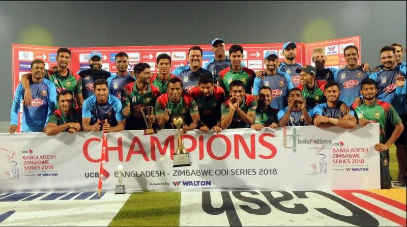 Bangladesh win ODI series by whitewashing West Indies