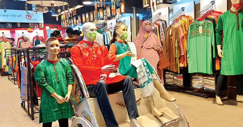 Baishakhi dress in stores, no buyers Baishakhi dress in stores, no buyers