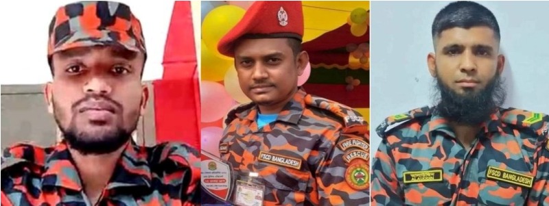 Firefighters who were killed while dousing Sitakunda container depot fire
