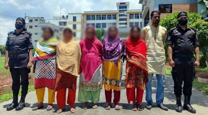 Six members of women trafficking ring arrested from Narayanganj