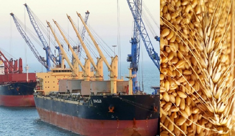 Six cargo ships carrying imported wheat anchor at Chittagong Port