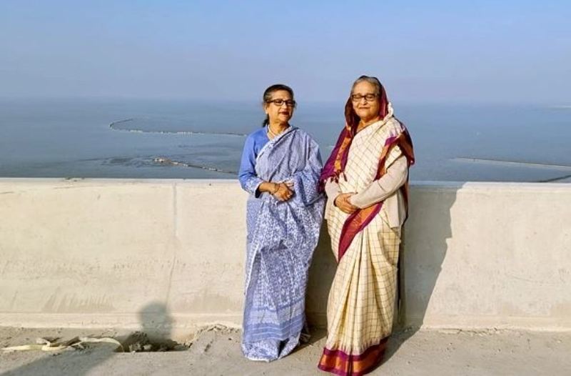Prime Minister walks on Padma Bridge