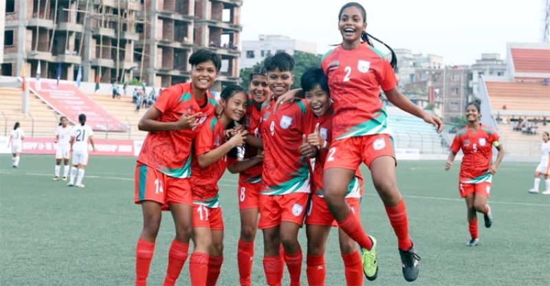SAFF U15 Women's Championship: Bangladesh beat Bhutan 8-0