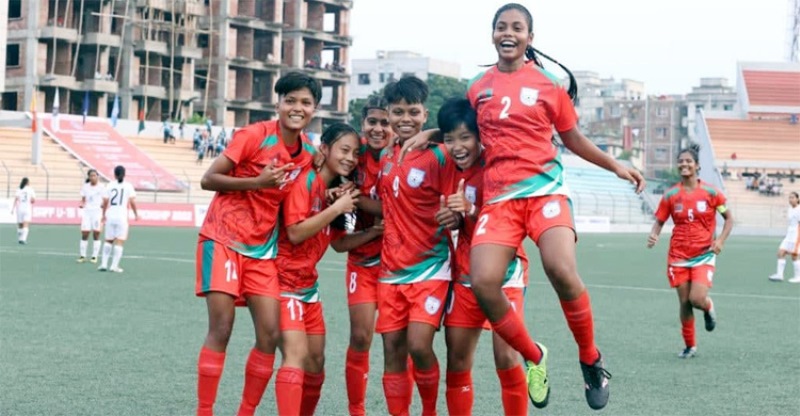 SAFF U15 Women's Championship: Bangladesh beat Bhutan 8-0 SAFF U15 Women's Championship: Bangladesh beat Bhutan 8-0