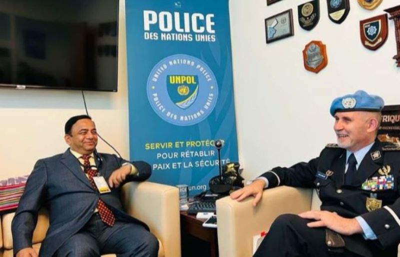Bangladesh IGP meets UN police chief