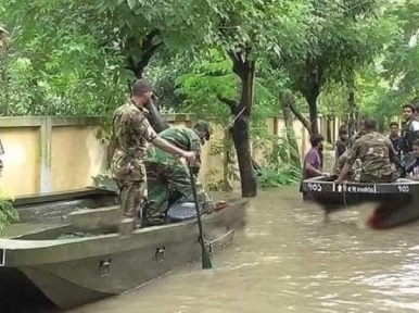 Army, navy deployed as flood situation deteriorates in Sylhet, Sunamganj