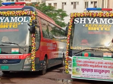 Bangladesh-India bus service resumes after two years