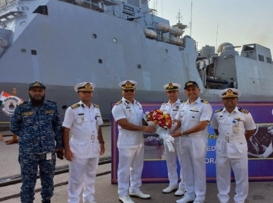 Indian warships in Mongla to join joint exercise with Bangladesh Navy