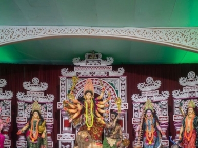 Festive atmosphere in Comilla's Nanua Dighi as country gears up for Durga Puja