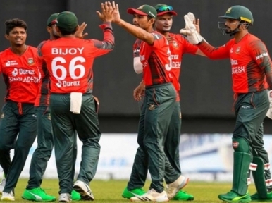 Bangladesh beat West Indies by 6 wickets in 1st ODI