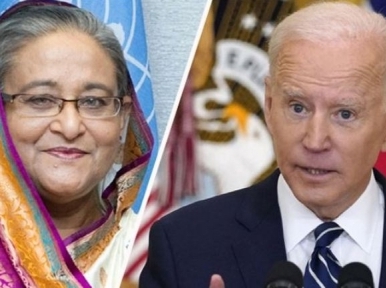 Prime Minister Hasina attends US President Joe Biden's reception