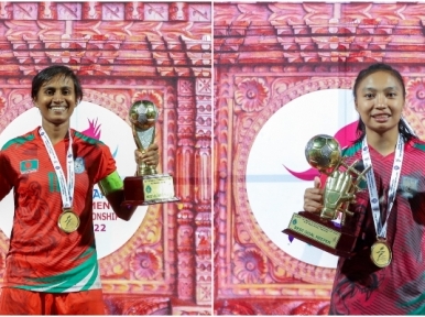 SAFF Women's Championship: Bangladesh players take all awards