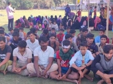 115 Rohingyas rescued from Sonadia island, hundreds still hiding