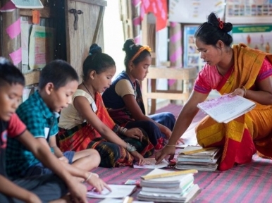 Bangladesh's literacy rate stands at 74.66 percent