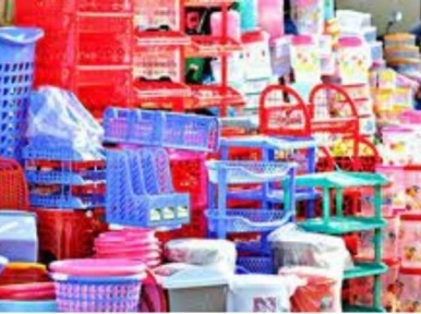Raw material of plastic products being produced in Bangladesh, going to India-Nepal