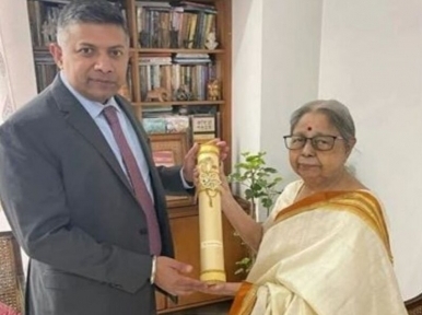 Padma Shri award handed over to Sanjida Khatun