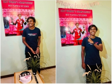 Maldivian club welcomes footballer Sabina Khatun