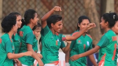 Bangladesh women's football team beats Malaysia 6-0
