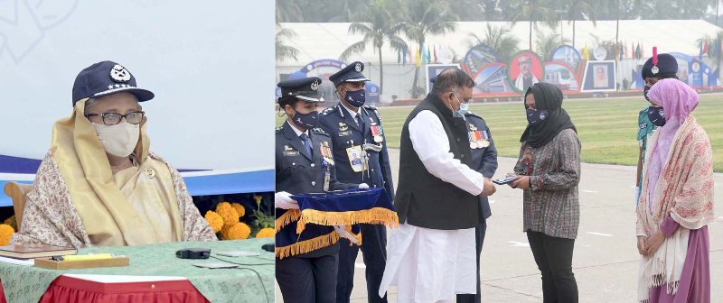 Police week starts, Sheikh Hasina urges cops to protect democracy Police week starts, Sheikh Hasina urges cops to protect democracy