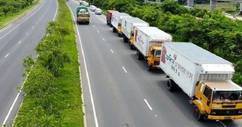 Garment products going to Poland via Padma Bridge for the first time Garment products going to Poland via Padma Bridge for the first time