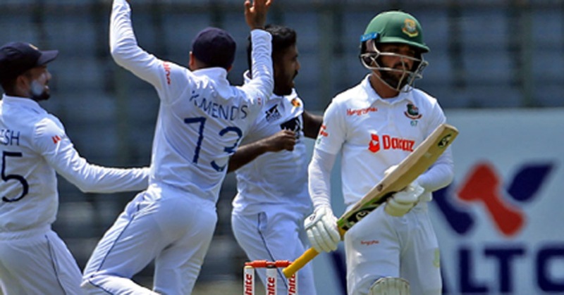 Bangladesh staring at innings defeat against Sri Lanka