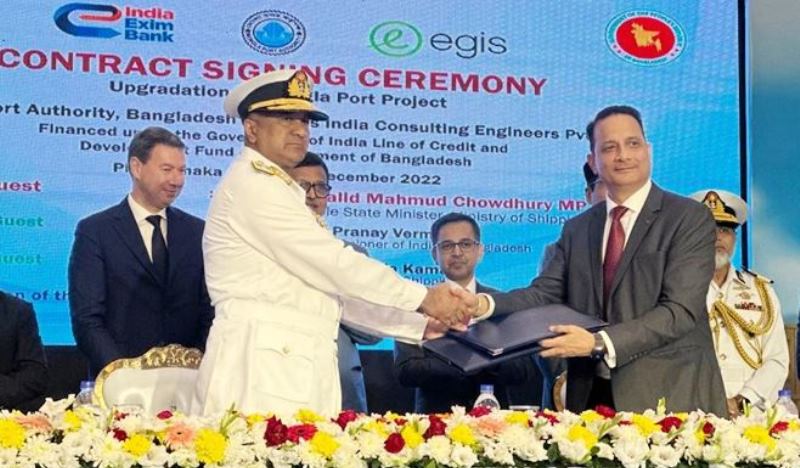 Agreement signed with Indian company for development of Mongla port