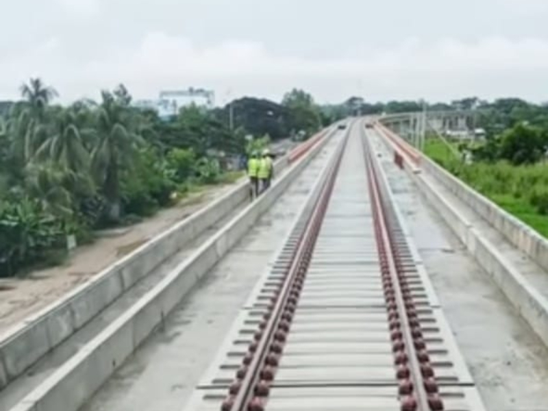 Railway link construction on Padma Setu will be completed by June 2024