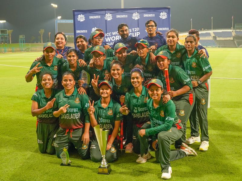 Three women cricketers get good news after returning home Three women cricketers get good news after returning home