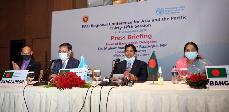 Bangladesh elected president of FAO's APRC, next conference in Sri Lanka