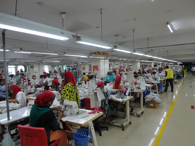 Garment exports to US increased by 54.43%