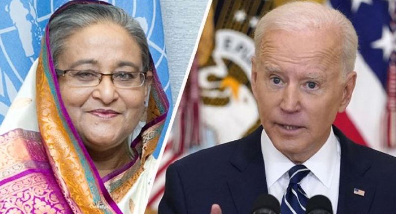 Prime Minister Hasina attends US President Joe Biden's reception