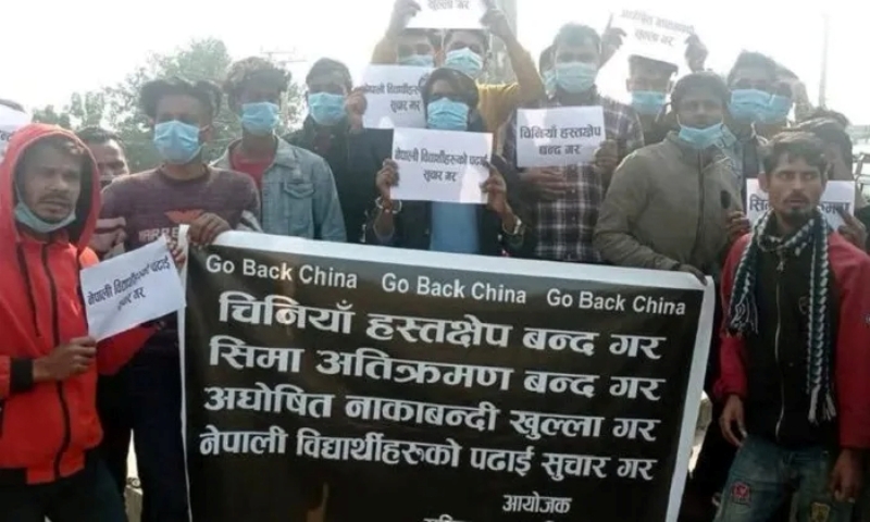 Anger grows in Nepal over China's interference