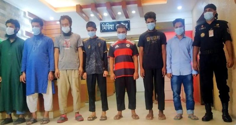 Seven arrested for 'terrorist involvement'