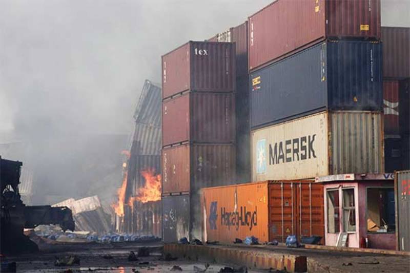 Smoke still billowing from Sitakunda depot, 4 more containers filled with chemicals identified