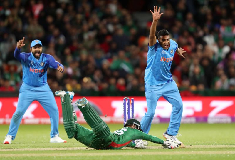 India beat Bangladesh by 5 runs in rain-hit match