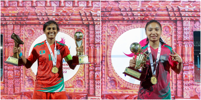 SAFF Women's Championship: Bangladesh players take all awards