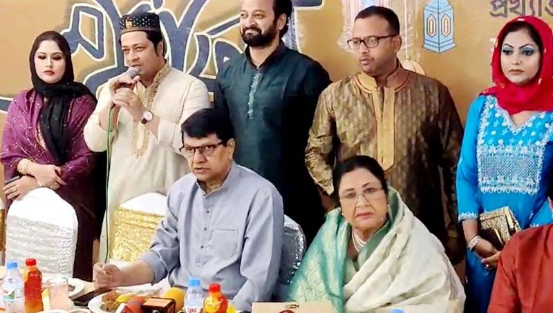 Legendary actress Shabnam attends Bangladesh Cholochitro Shilpi Samiti's Iftar party